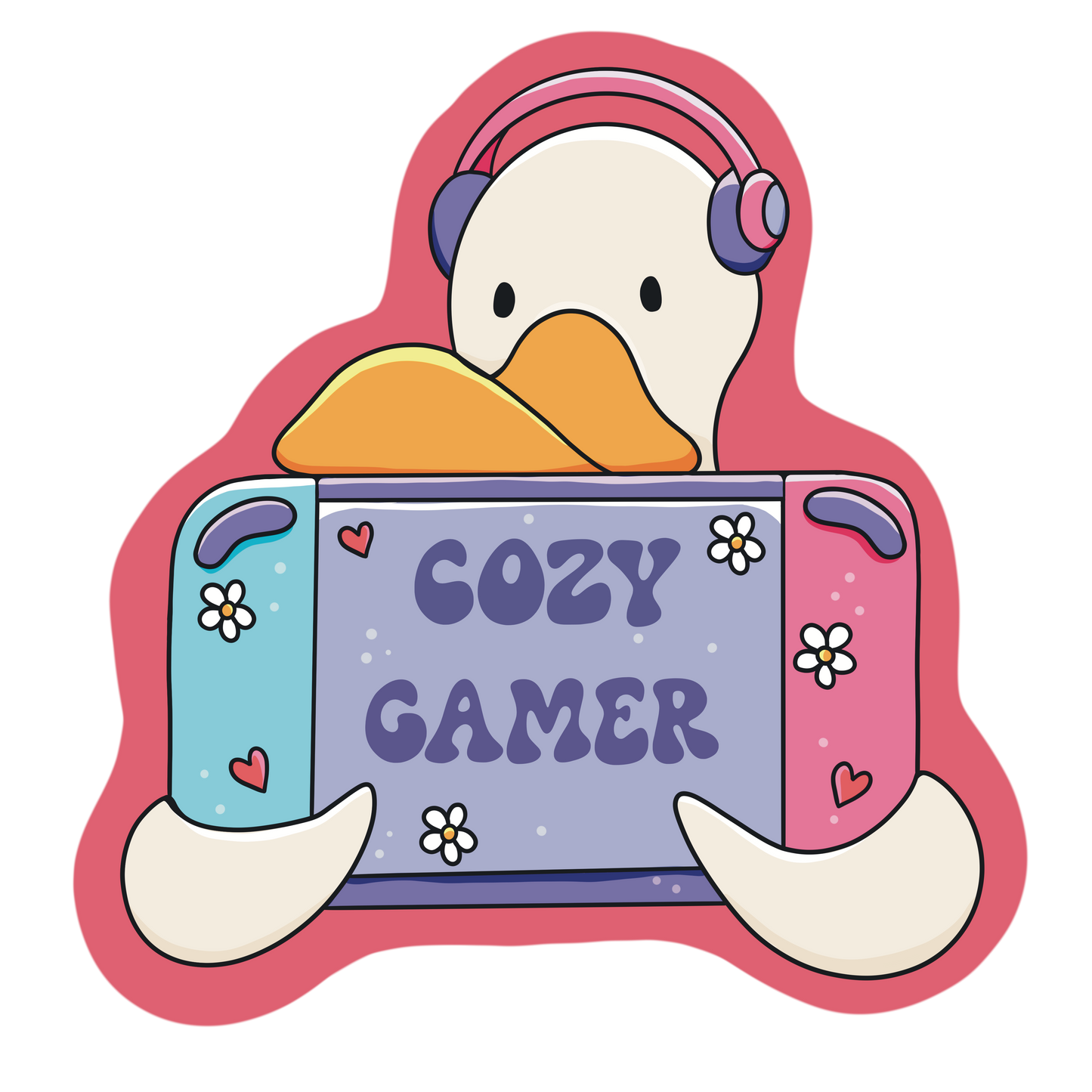 Cosy Gamer Sticker
