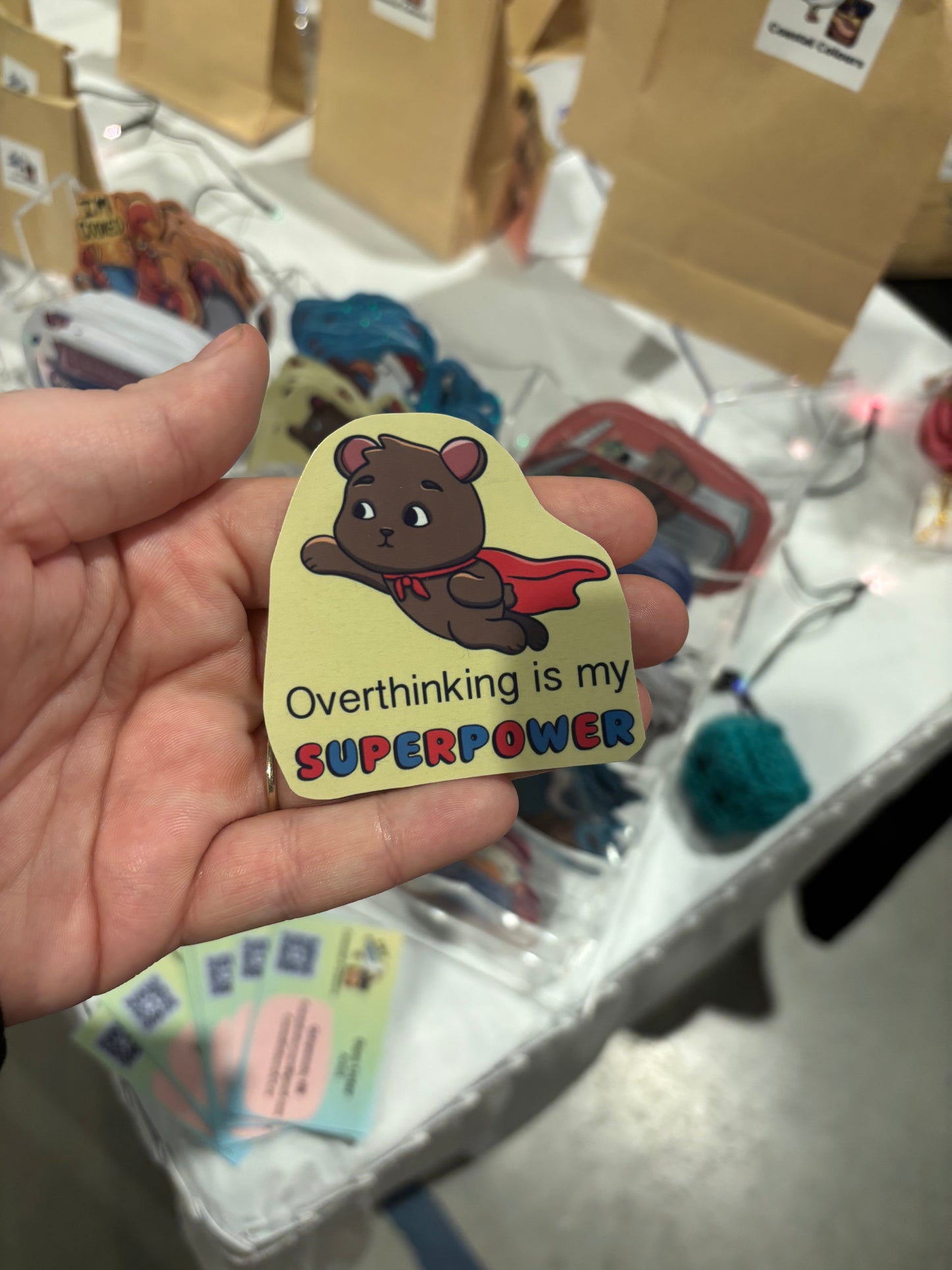 Overthinking Sticker