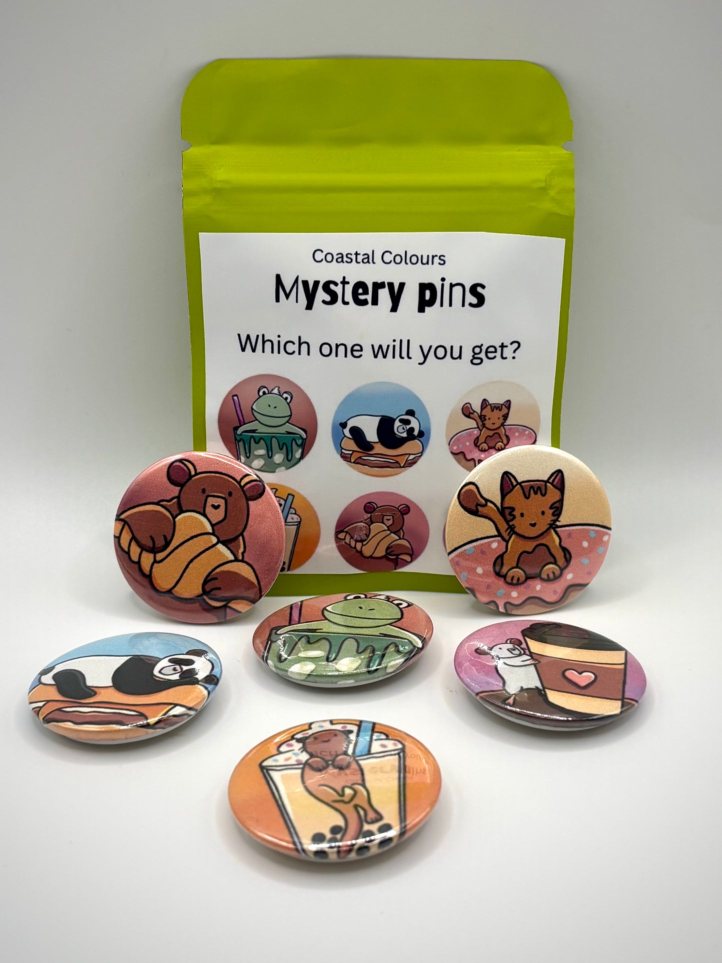 Mystery Button Pins Series 1