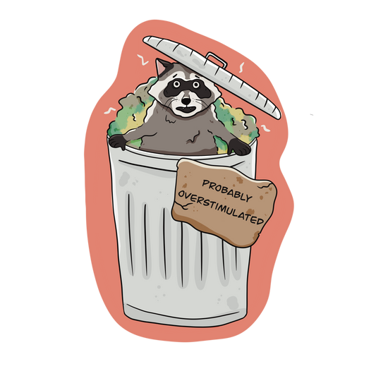Overstimulated Sticker