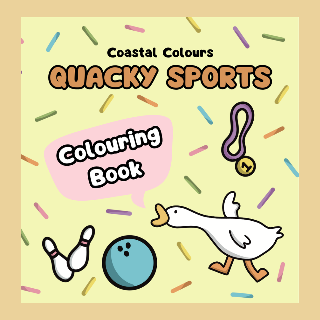 Quacky Sports Colouring Book (Physical Copy)