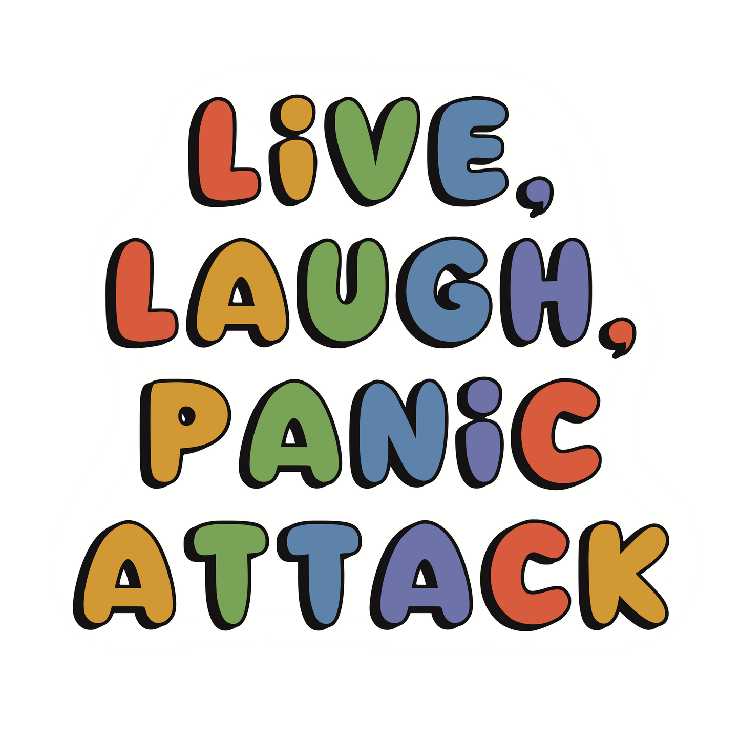 Panic Attack Sticker